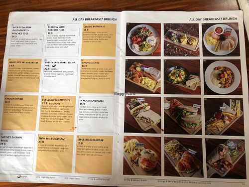 Breakfast Menu (June 2019) at Wheeler's Cafe in Penang