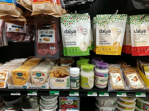 Dairy case at Gateway Market in Des Moines