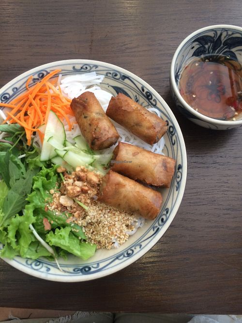 Bun cha ca at Quan Chay Ngo in Da Nang