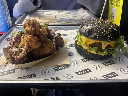 Hot chick and cauli wingz  at V-Face in Dublin