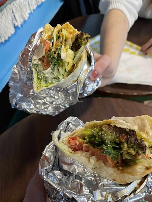 Unfortunately we only have this bad photo. The falafel wrap was pretty bomb. at My Kebap in Graz