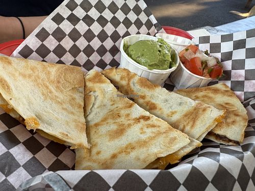 Vegan quesadilla   at Hungry Tiger in Portland