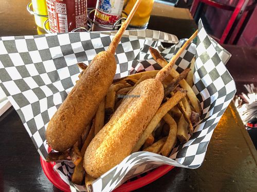 Corn Dog Basket at Hungry Tiger in Portland