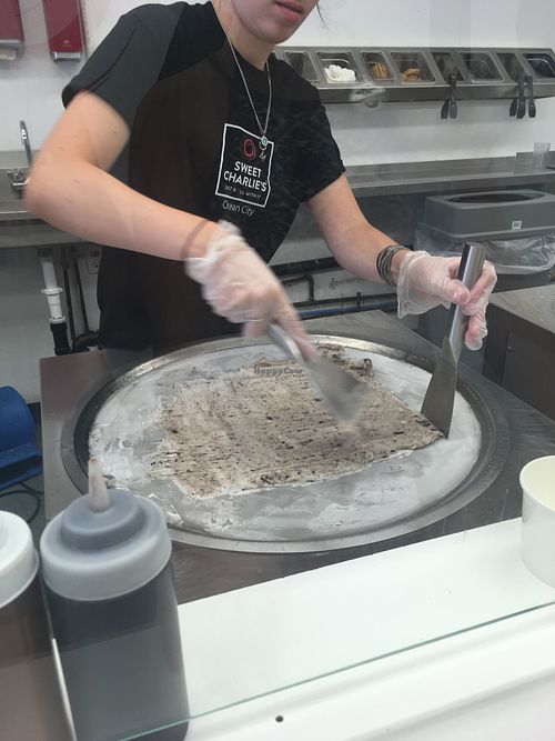 Flattening it out at Sweet Charlie's in Ocean City