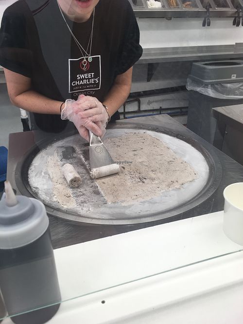 Rolling it up at Sweet Charlie's in Ocean City