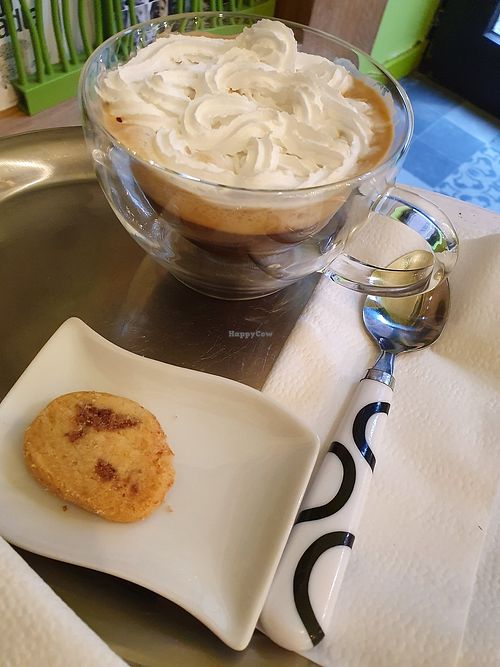 Cappuccino at Sweet Vegan in Antwerpen