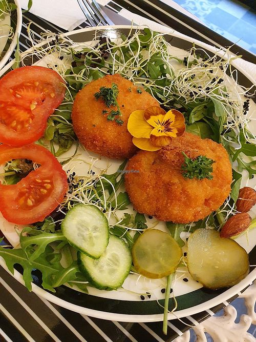 CROQUETTES!!! you MUST try them!!! ❤️ at Sweet Vegan in Antwerpen