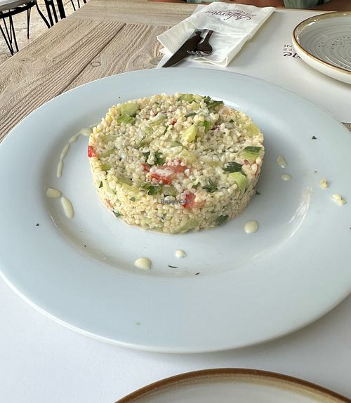   at Aubergine Cafe in Corfu