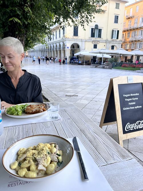 Gnocchi   at Aubergine Cafe in Corfu