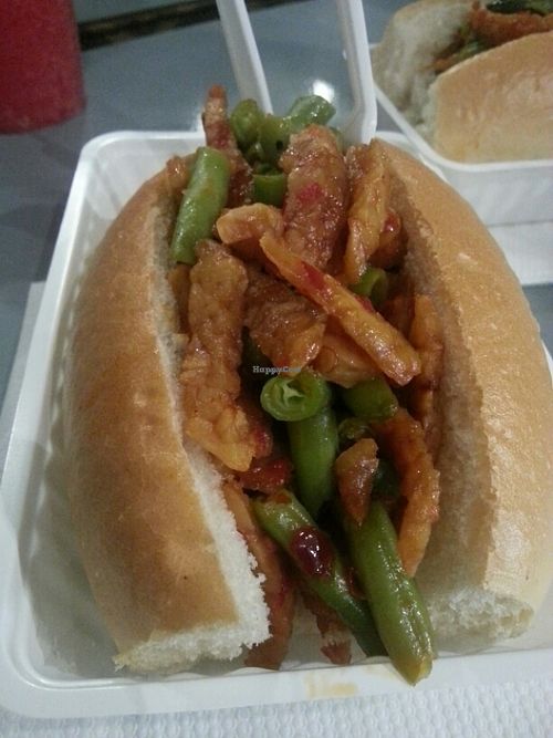 ";Broodje tempe vega"; (€3,50) at Babby's Kitchen in Utrecht