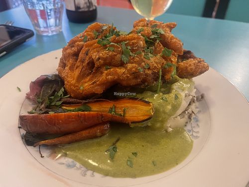 Oyster mushroom at Fog Eater Cafe in Mendocino