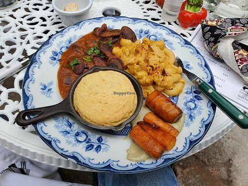 Southern Plate at Fog Eater Cafe in Mendocino