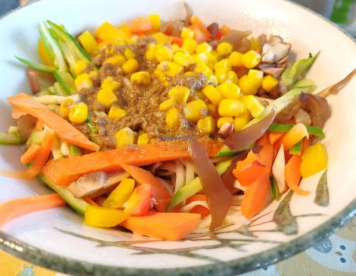 Cold sesame noodles at Coolife Owl 貓頭鷹藝品蔬食館 - Māotóuyīng in New Taipei City