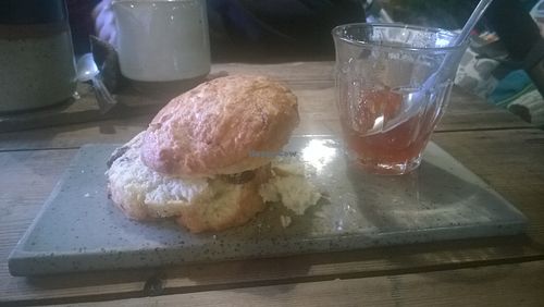 Scone and jam at Kiln in Newcastle Upon Tyne