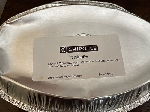 My typical order  at Chipotle - Cottonwood Dr in Parker