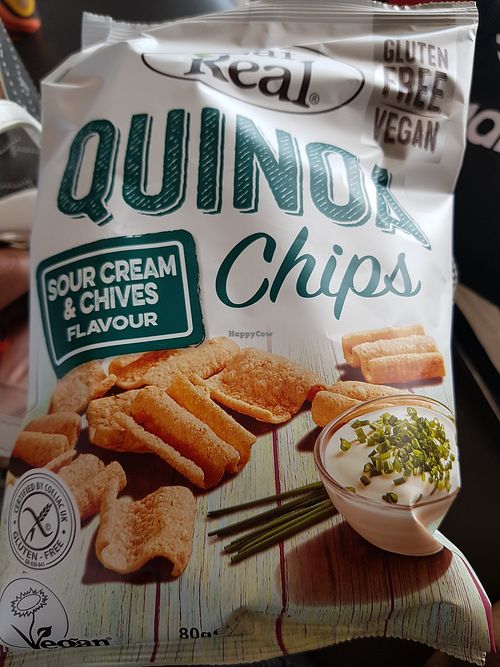 Vegan quinoa chips at RIX - AsparaGoose in Marupe