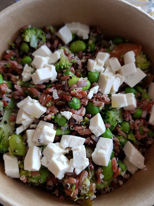 Tofu pea bowl at RIX - AsparaGoose in Marupe