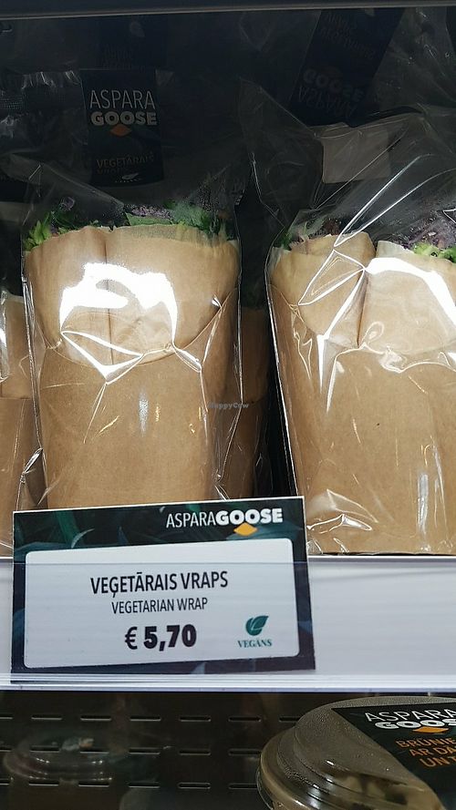 Vegan wrap at RIX - AsparaGoose in Marupe