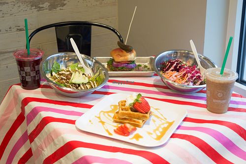 Brunch options at Pure Juicery Bar in Cary