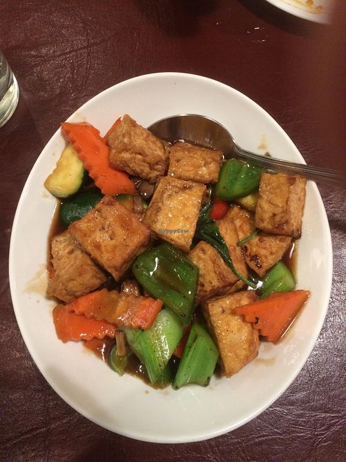 Menu Item # 30. Eight Treasure Tofu. $9.50. at Affinity Vegetarian Garden in Winnipeg