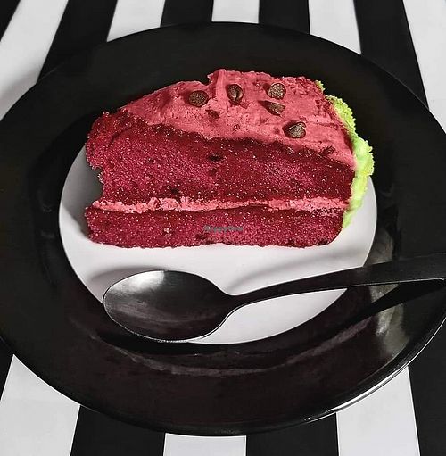 Watermelon cake at Domu in Bangor