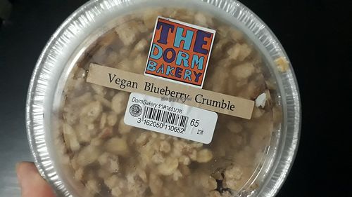 Blueberry crumble at The Dorm Bakery in Chiang Mai