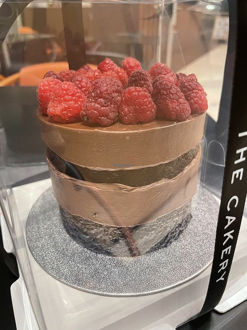 4 inch vegan raspberry chocolate cake - recommend   at The Cakery - Lee Garden in Hong Kong Island