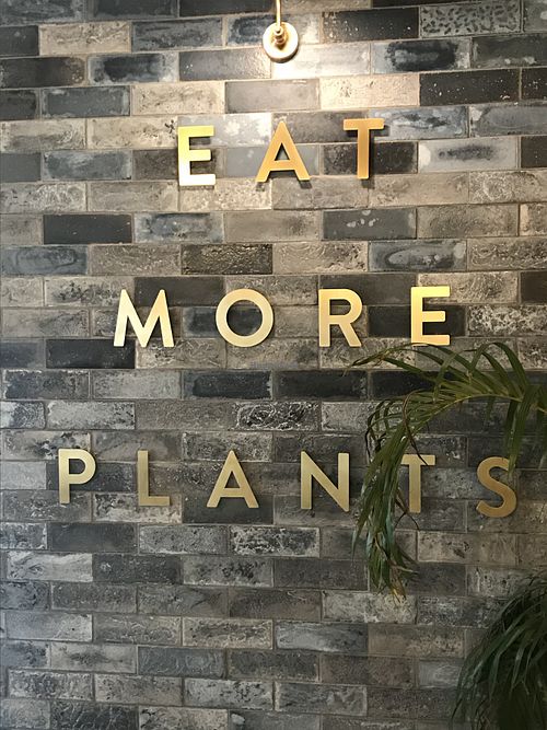 Appropriate signage  at Lexi's Healthy Eatery in Rosebank