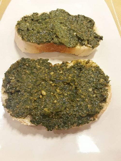 Pesto Brushcetta at Pasta Corner in Chiang Mai