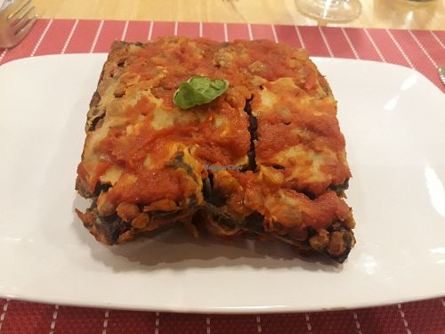 Black Lasagne at Pasta Corner in Chiang Mai