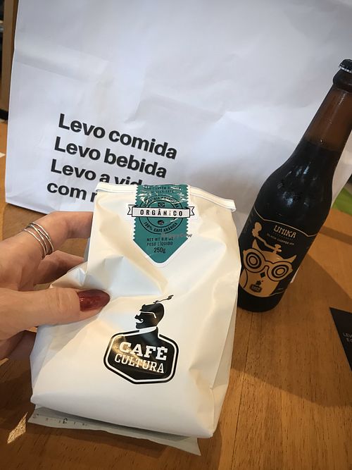 amazing fresh ground espresso and iced coffees to go at Café Cultura - Rua Manoel Severino de Oliveira in Florianopolis