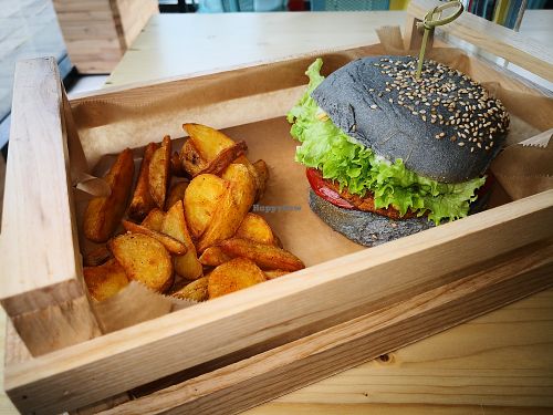 The flower burger at Flower Burger in Rotterdam