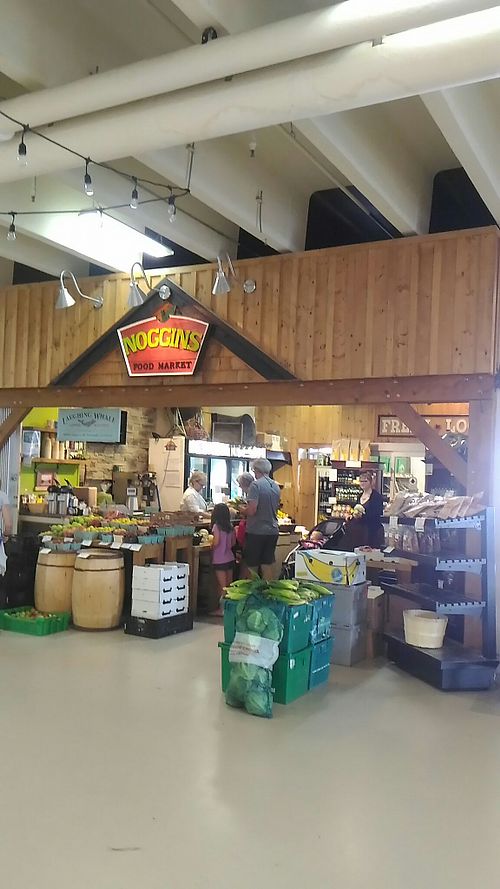 Outside at Noggins Corner Farm Market in Dartmouth