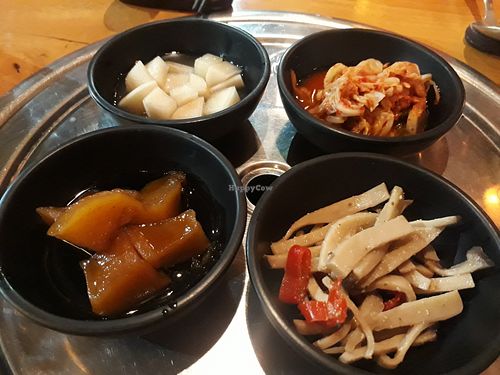 Free appetizers, all vegan at Seoul Vibe in Koh Phangan