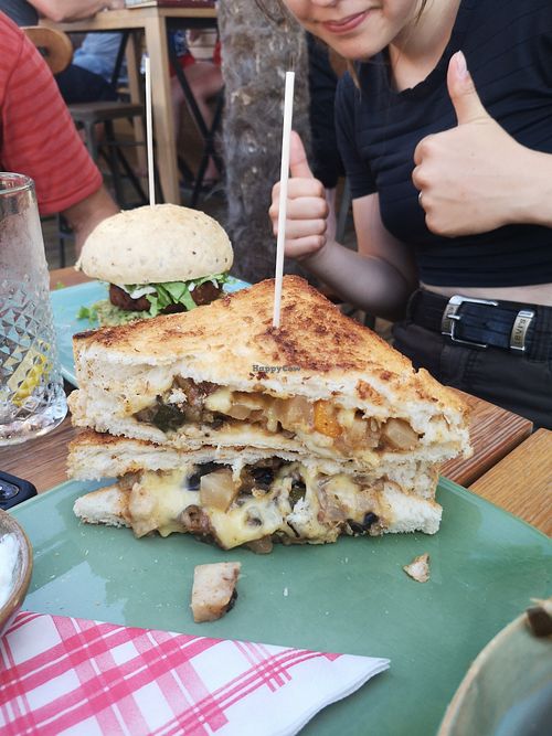 The vegan sandwich at King's Caffe in Malinska