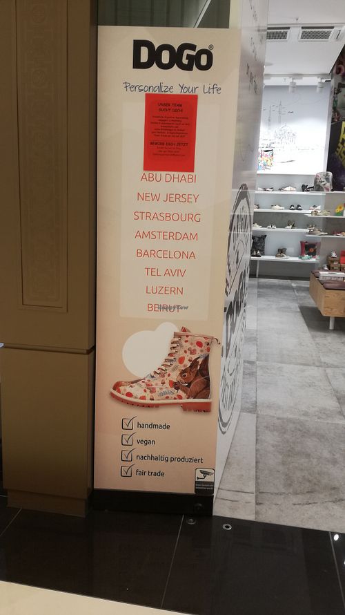 Banner at DoGo in Berlin