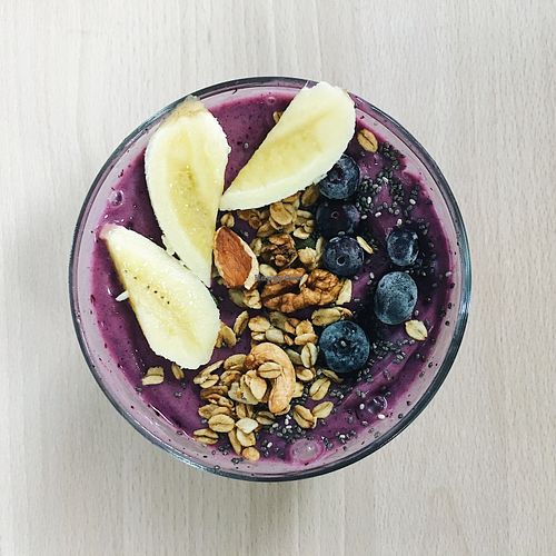 Acai bowl at bistro ZDRAVO in Sarajevo