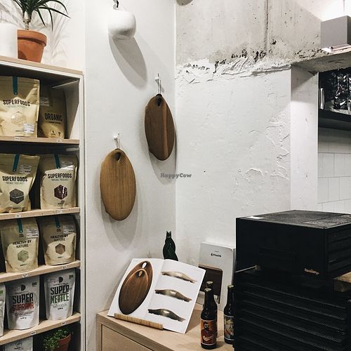 Local artisan wooden serving board by MS&WOOD at bistro ZDRAVO in Sarajevo