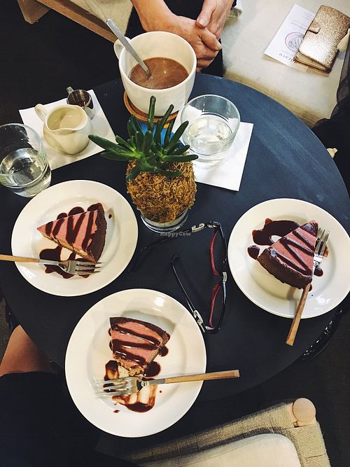 Pinda cake, choco pb strawberry at bistro ZDRAVO in Sarajevo
