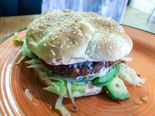 Vegan Burger at Borreguitas in Pomona