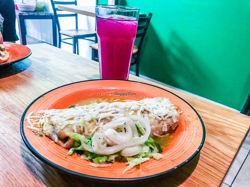 Vegan Wet Burrito at Borreguitas in Pomona