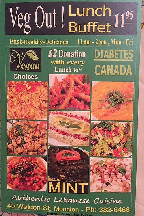 Buffet at Mint Tapas and Martini Lounge in Moncton