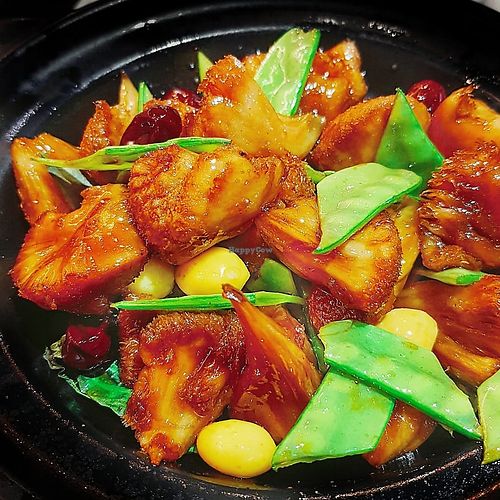 LION'S MANE MUSHROOM CASSEROLE at Huā Chǎo Táng - Flowgreen Hall in Taipei