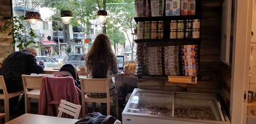 Inside at I'm Here Because of my Wife - Ani Po Biglal Ishti - אני פה בגלל אשתי in Jerusalem