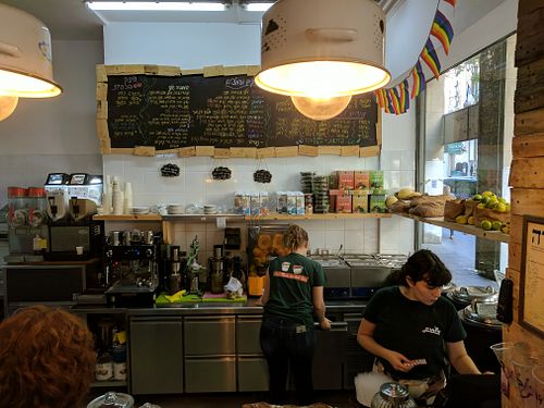 Inside at I'm Here Because of my Wife - Ani Po Biglal Ishti - אני פה בגלל אשתי in Jerusalem