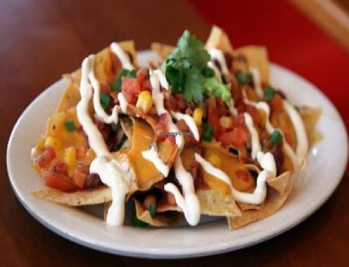 vegan nachos at Veggie Grill by Next Level in El Segundo