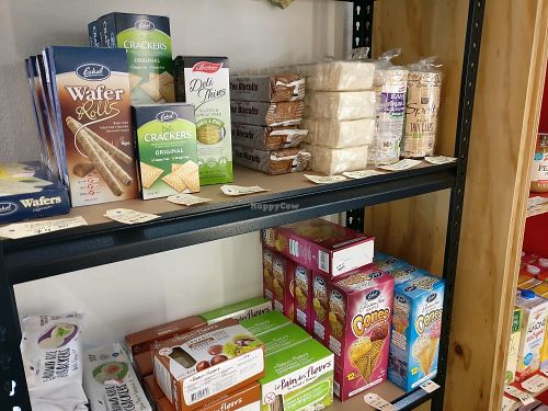 pantry stocks at Vege2go in Clifton Hill