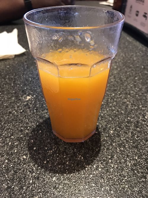 Medium fresh squeezed orange juice  at Batter Up Pancakes in Fresno
