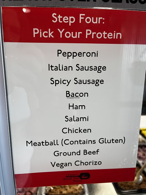   at Creno's Quickfire Pizza in Newark