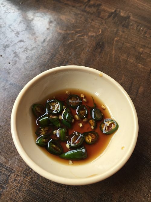 Chopped Chilli 🌶 🤤 at CunThi Good Taste Vegetarian in Penang